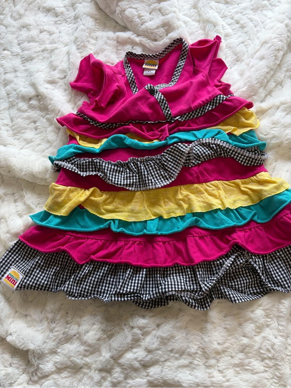 🌈 Harajuku Mini for Target Girls 4T Ruffle Dress